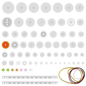 75 Plastic,Racks,Pulleys,Gears package
