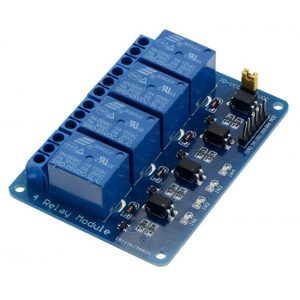 12V 4-Channel Relay Module DC 5V with Optocoupler